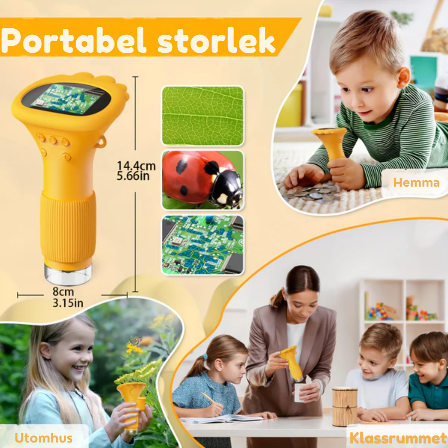 MikroUpptäck - Digital Mikroskop För Barn