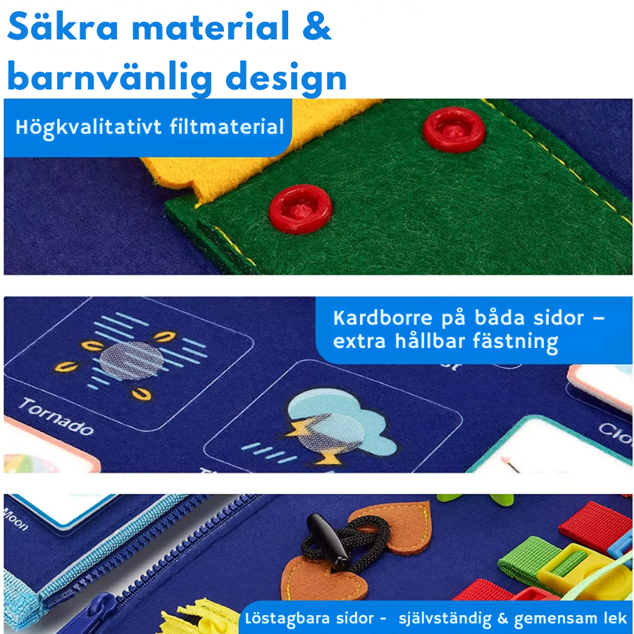 LärBrädan - Resvänlig Aktivitetsbräda