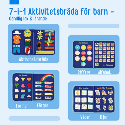 LärBrädan - Resvänlig Aktivitetsbräda